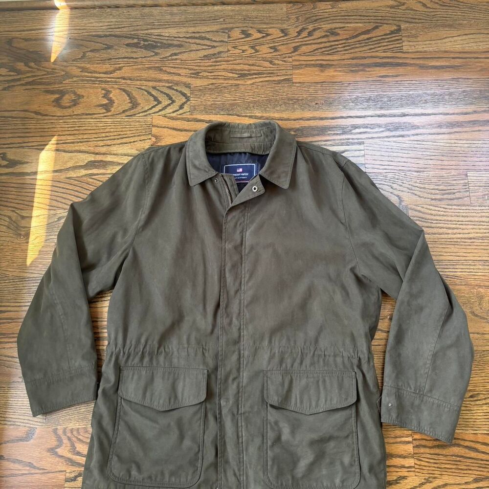 Men's Newport Harbor green button/zip jacket, size xl